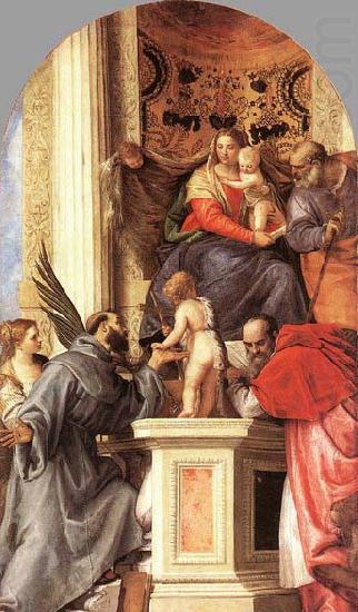 Paolo Veronese Madonna Enthroned with Saints china oil painting image